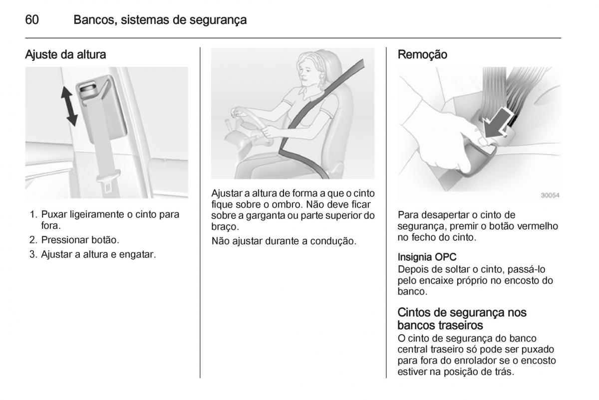 Opel Insignia manual del propietario / page 62