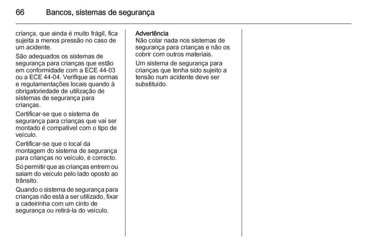 Opel Insignia manual del propietario / page 68