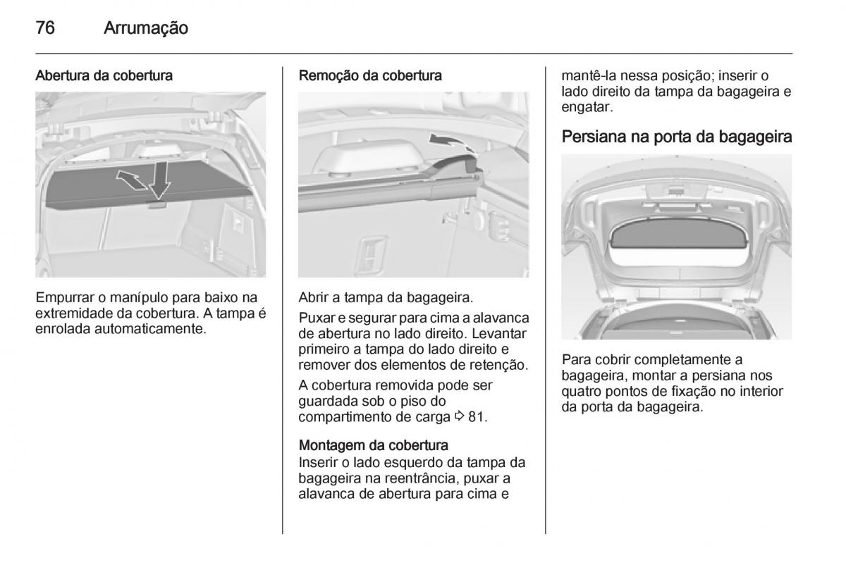 Opel Insignia manual del propietario / page 78