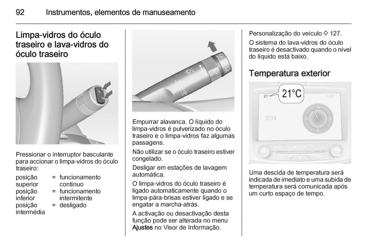 Opel Insignia manual del propietario / page 94