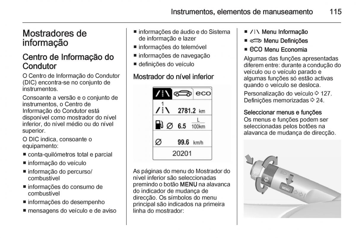 Opel Insignia manual del propietario / page 117