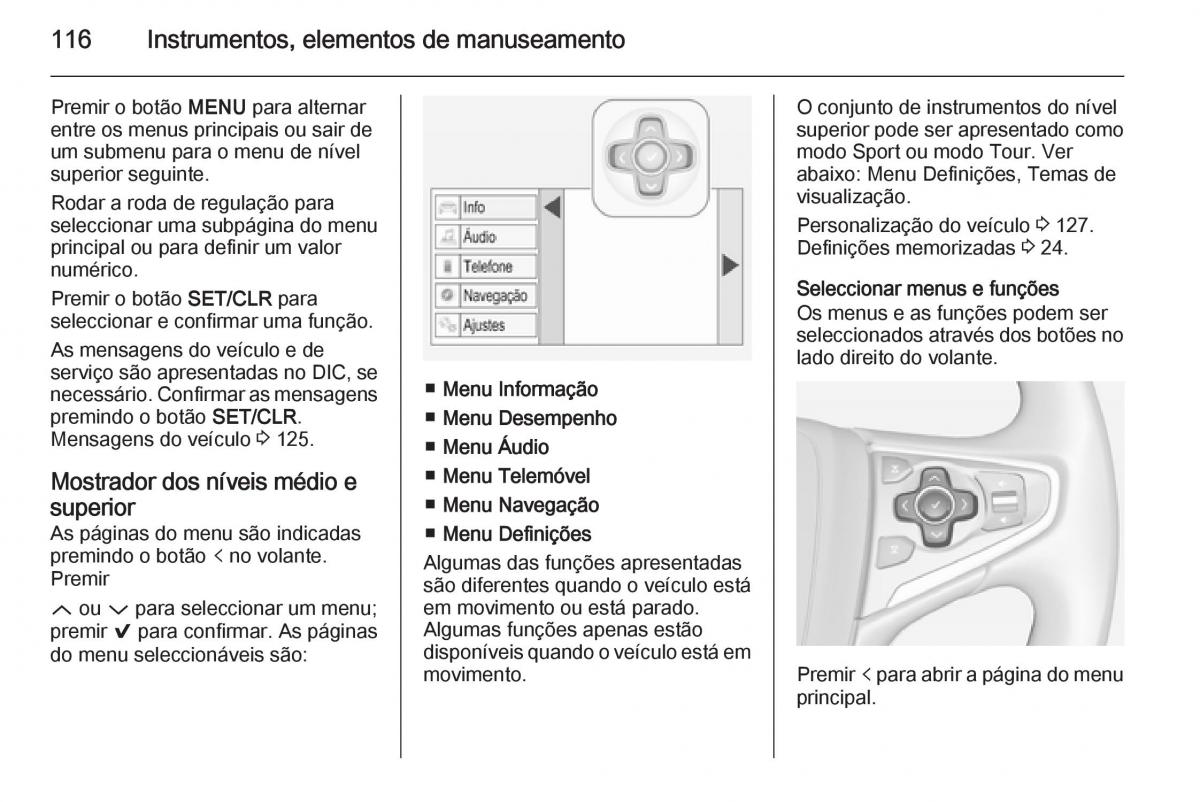 Opel Insignia manual del propietario / page 118