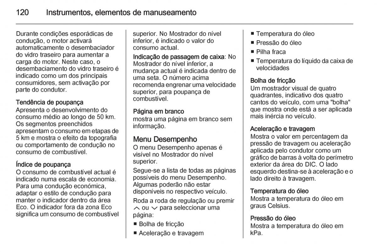 Opel Insignia manual del propietario / page 122