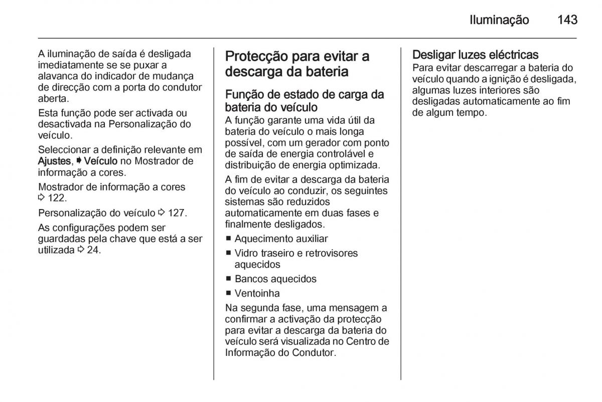 Opel Insignia manual del propietario / page 145