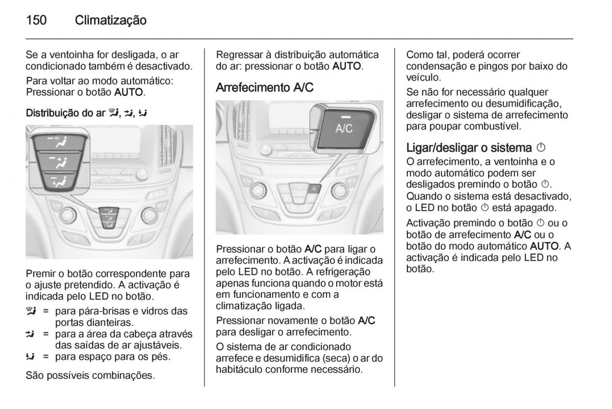 Opel Insignia manual del propietario / page 152