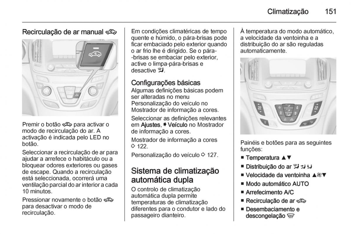 Opel Insignia manual del propietario / page 153