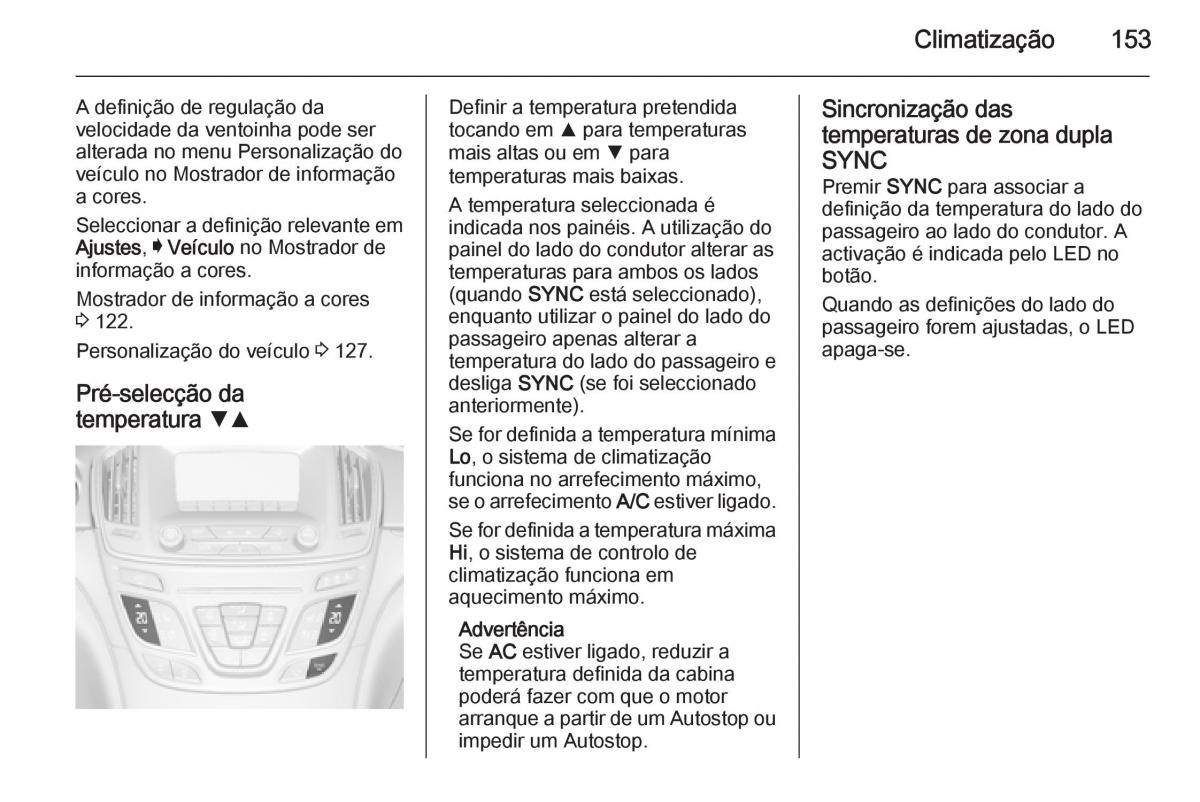 Opel Insignia manual del propietario / page 155