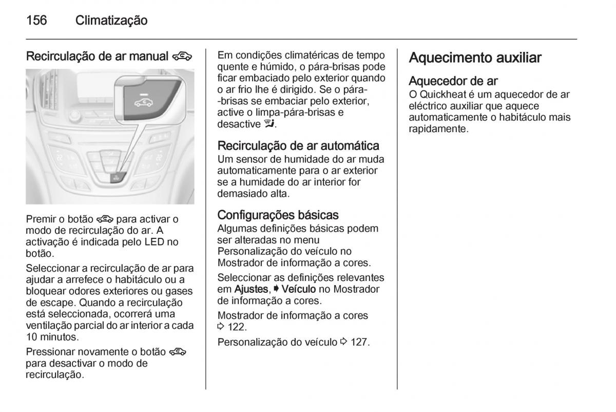 Opel Insignia manual del propietario / page 158