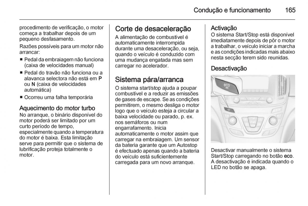 Opel Insignia manual del propietario / page 167