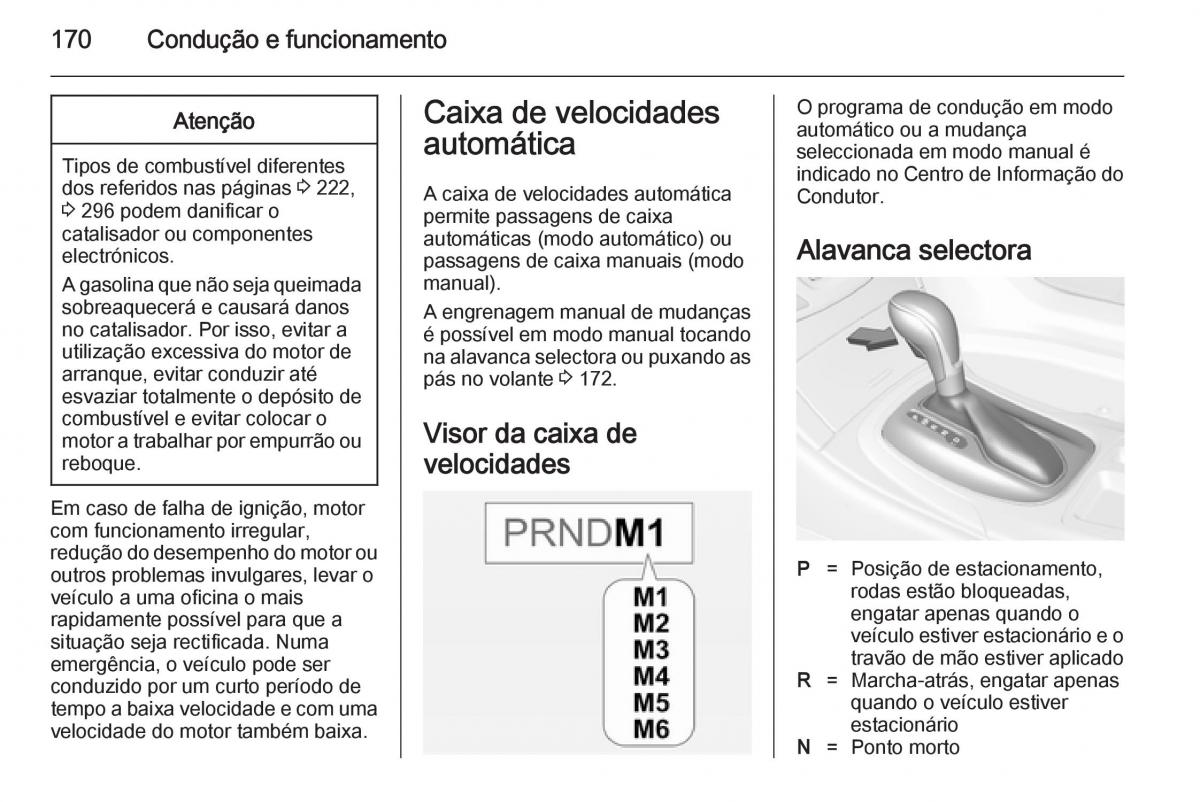 Opel Insignia manual del propietario / page 172