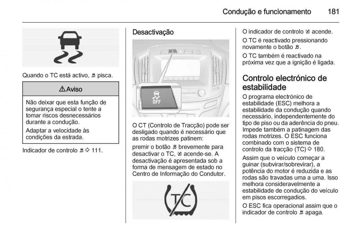 Opel Insignia manual del propietario / page 183