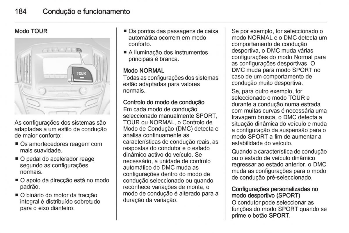 Opel Insignia manual del propietario / page 186