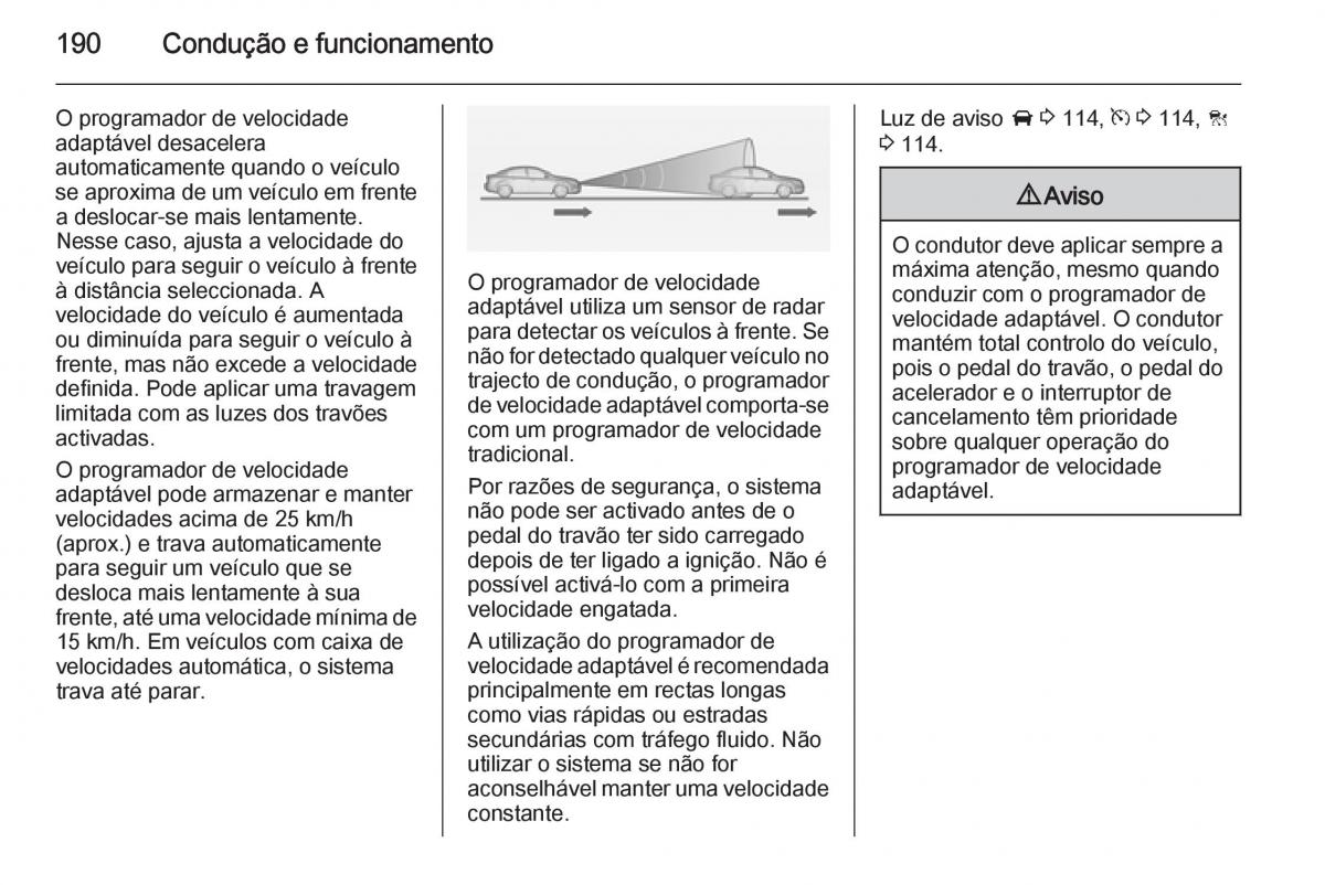 Opel Insignia manual del propietario / page 192