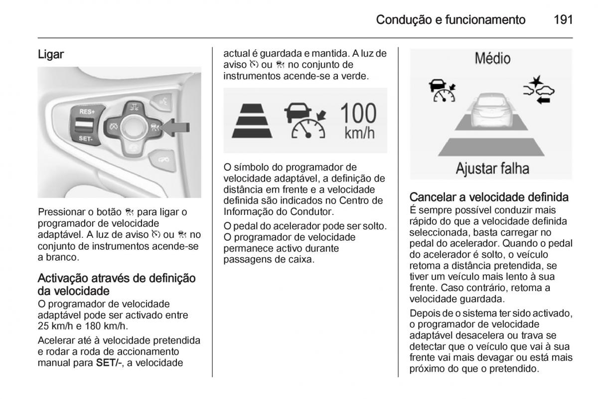 Opel Insignia manual del propietario / page 193