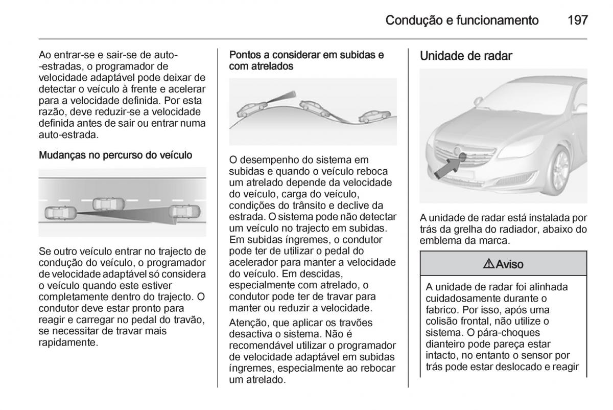 Opel Insignia manual del propietario / page 199