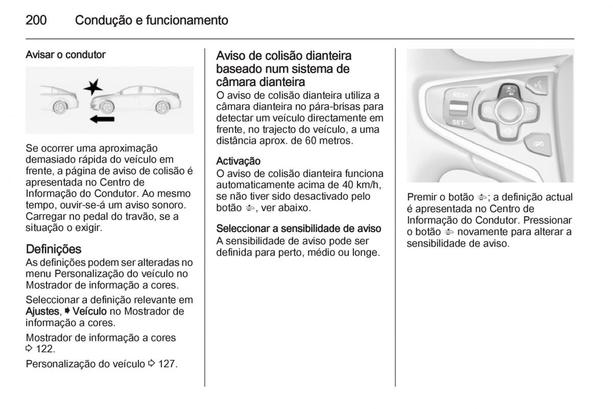 Opel Insignia manual del propietario / page 202