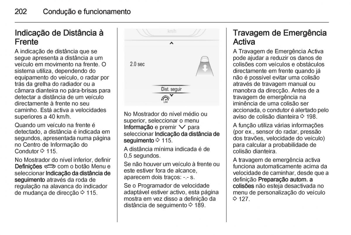 Opel Insignia manual del propietario / page 204