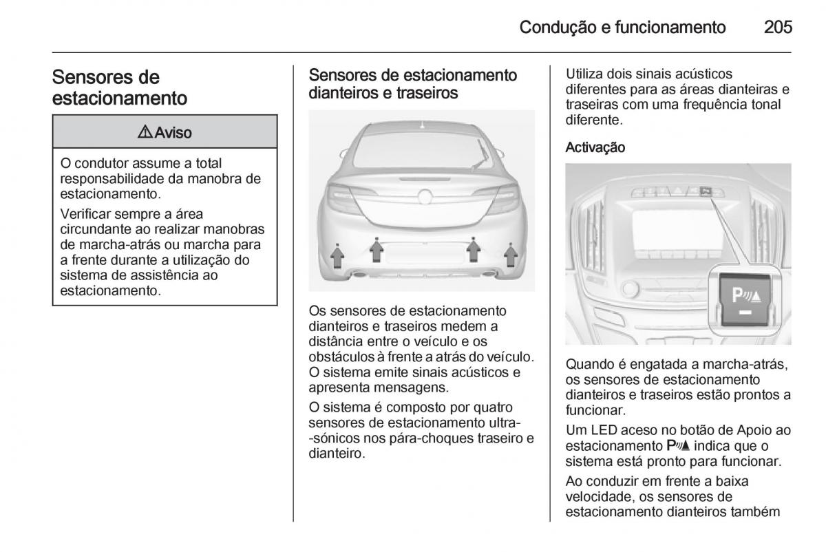 Opel Insignia manual del propietario / page 207