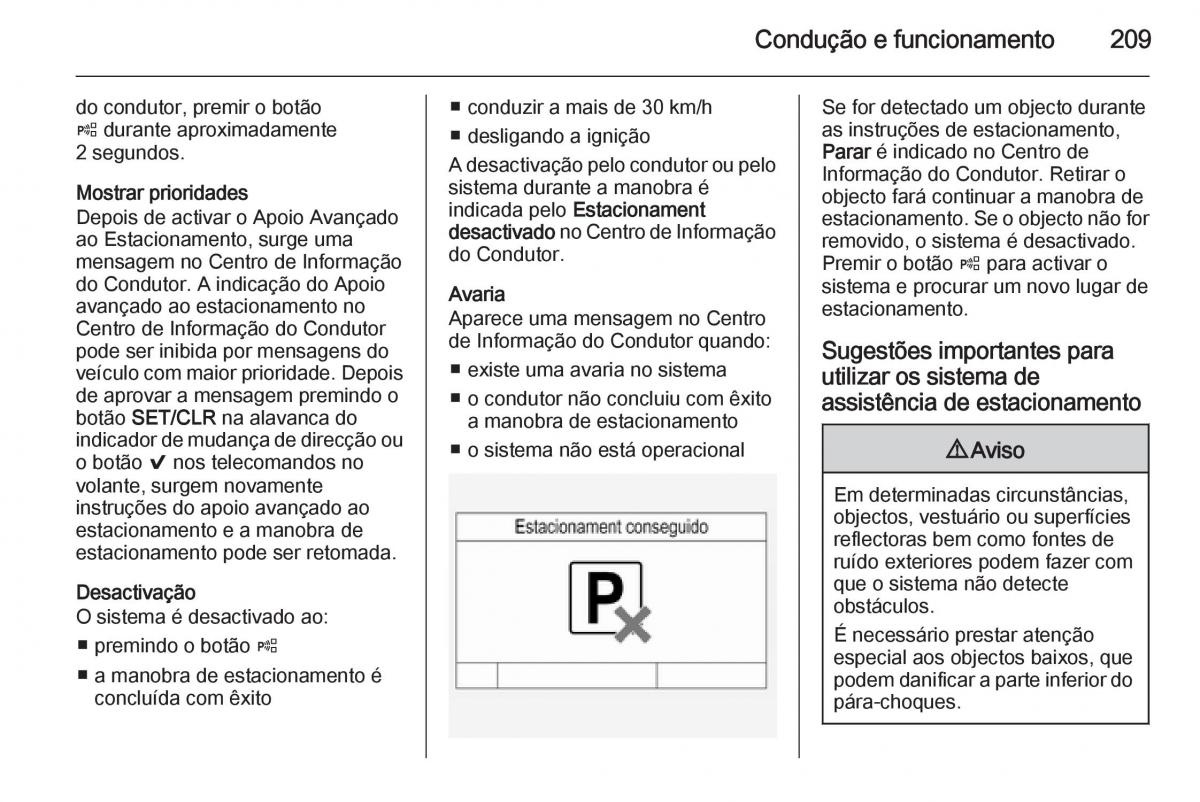 Opel Insignia manual del propietario / page 211