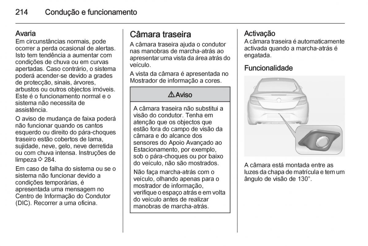 Opel Insignia manual del propietario / page 216