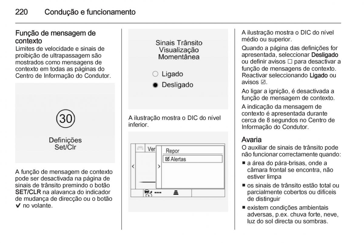 Opel Insignia manual del propietario / page 222