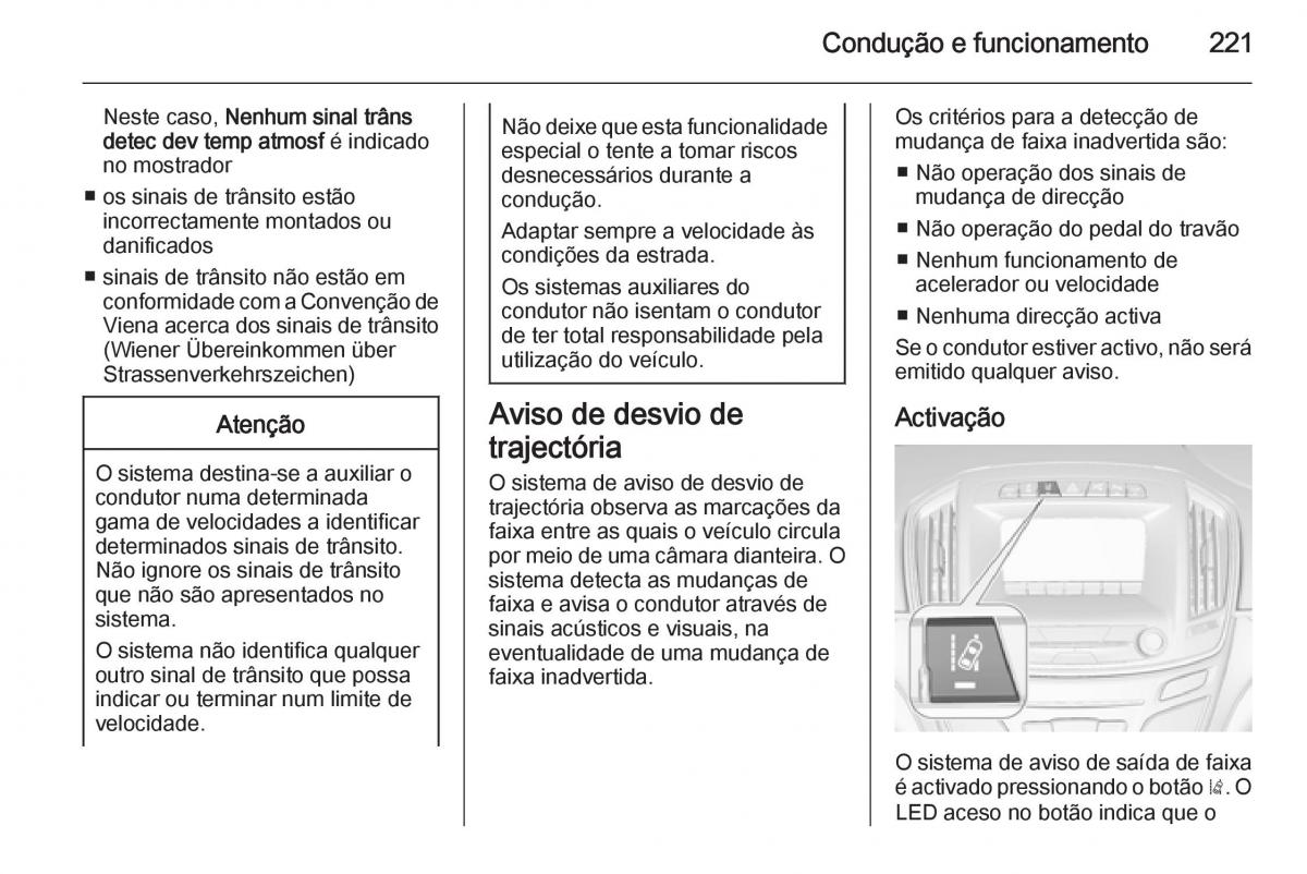 Opel Insignia manual del propietario / page 223