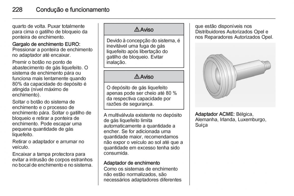 Opel Insignia manual del propietario / page 230