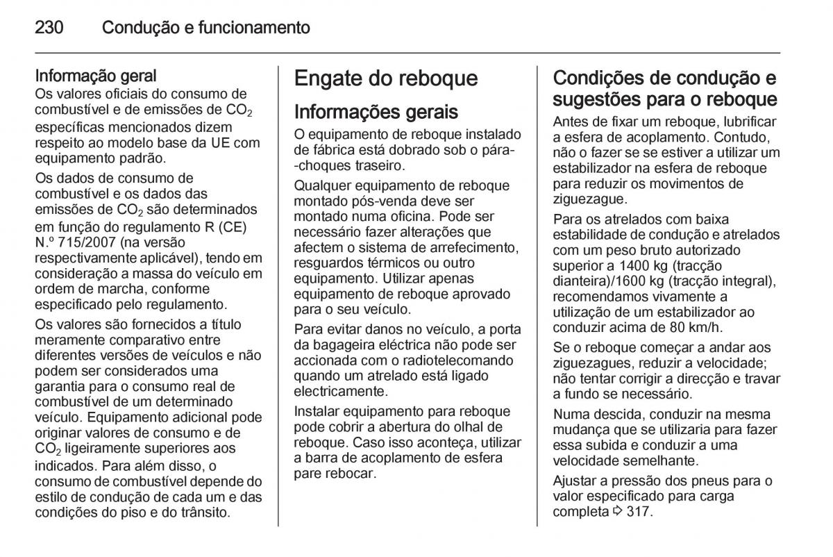 Opel Insignia manual del propietario / page 232