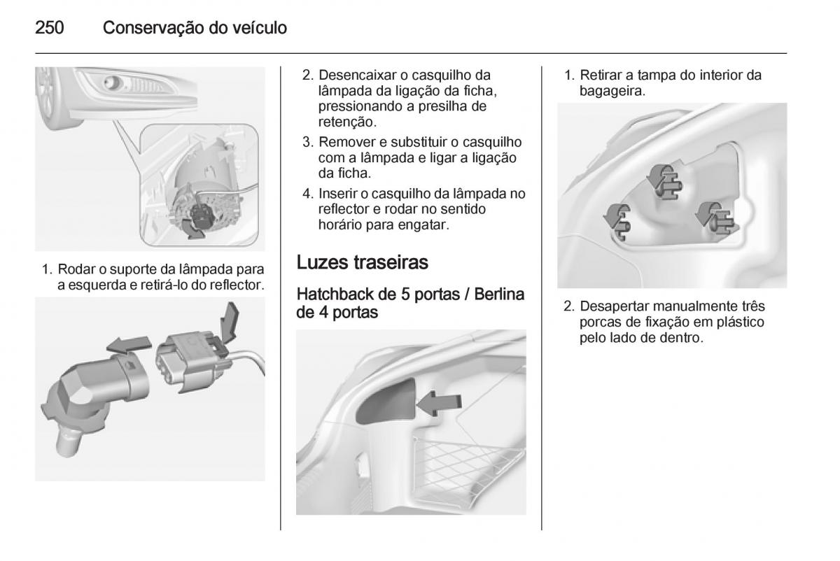 Opel Insignia manual del propietario / page 252