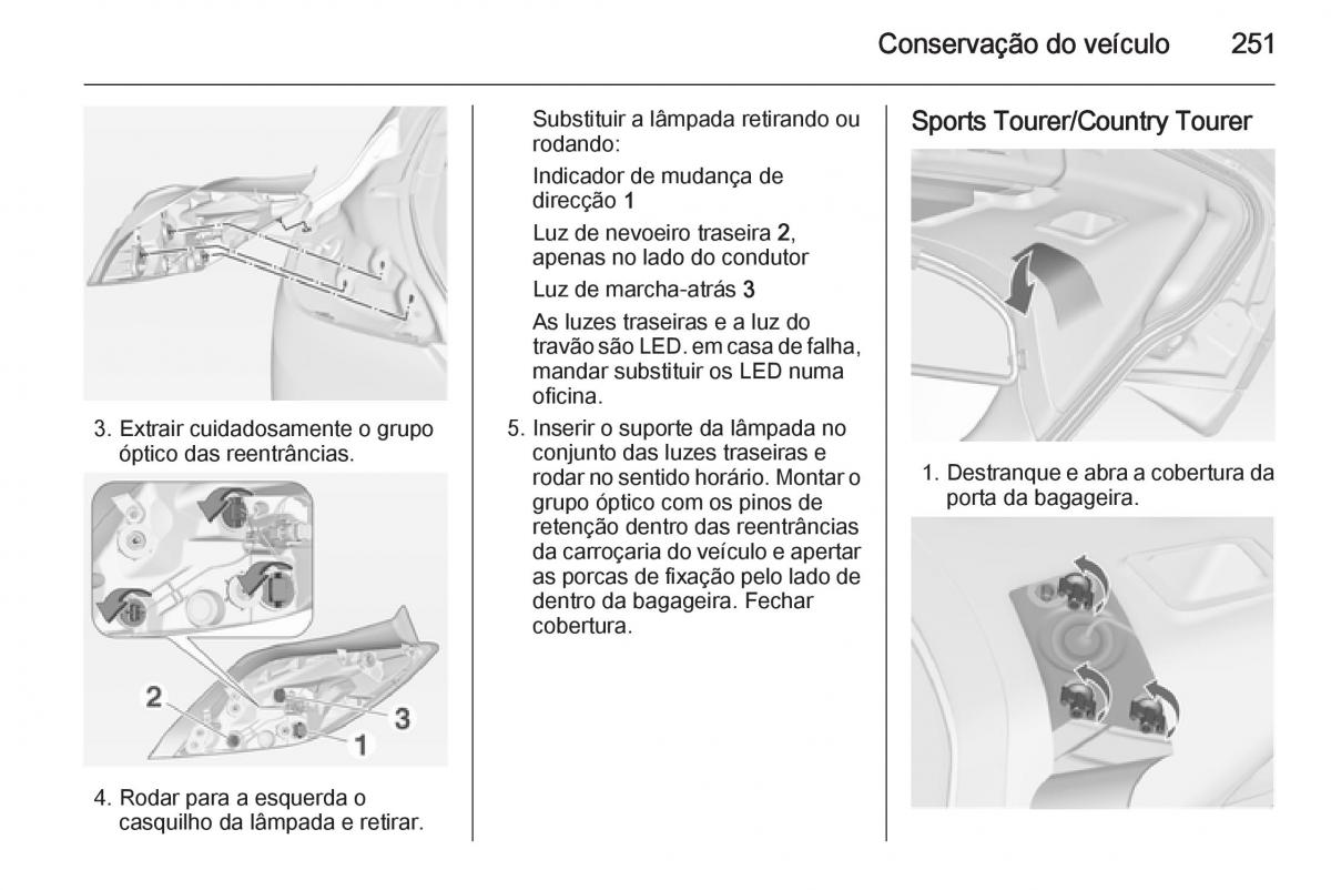 Opel Insignia manual del propietario / page 253