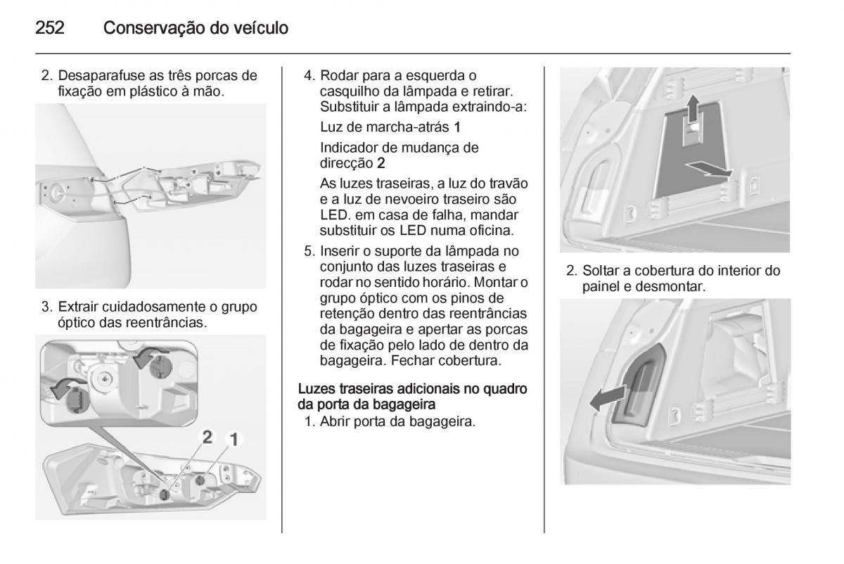 Opel Insignia manual del propietario / page 254