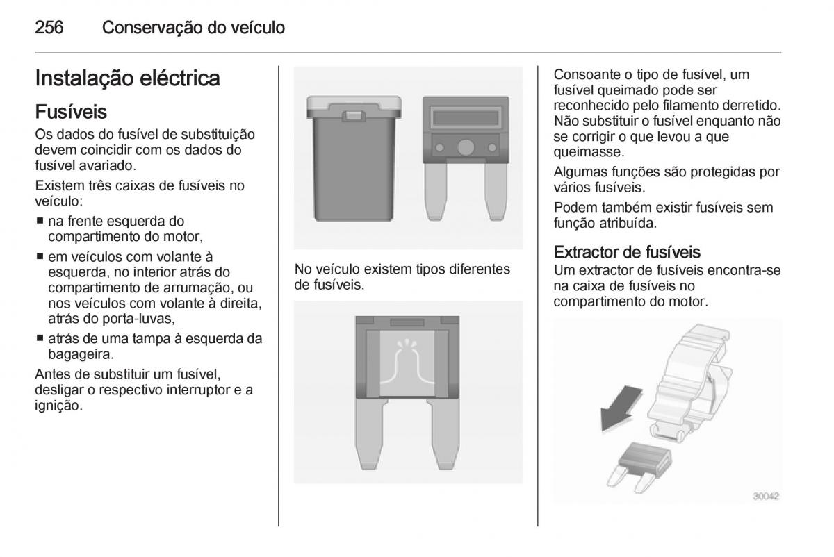 Opel Insignia manual del propietario / page 258