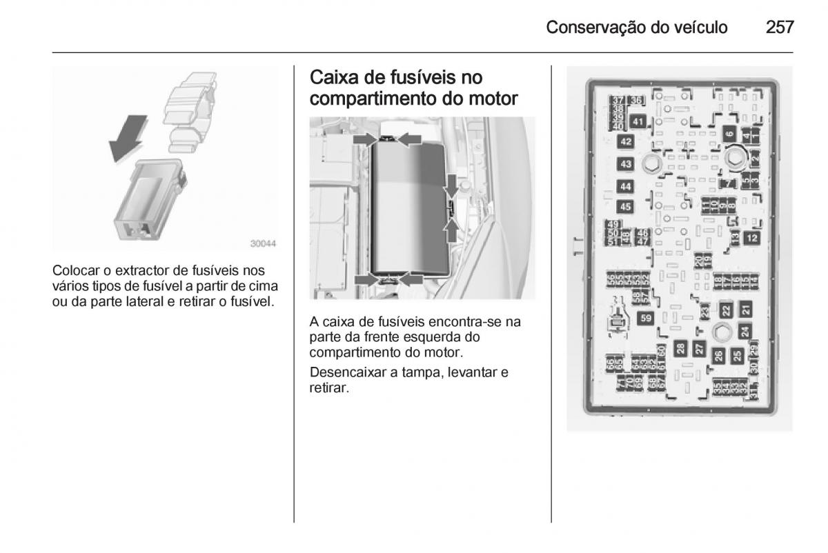 Opel Insignia manual del propietario / page 259