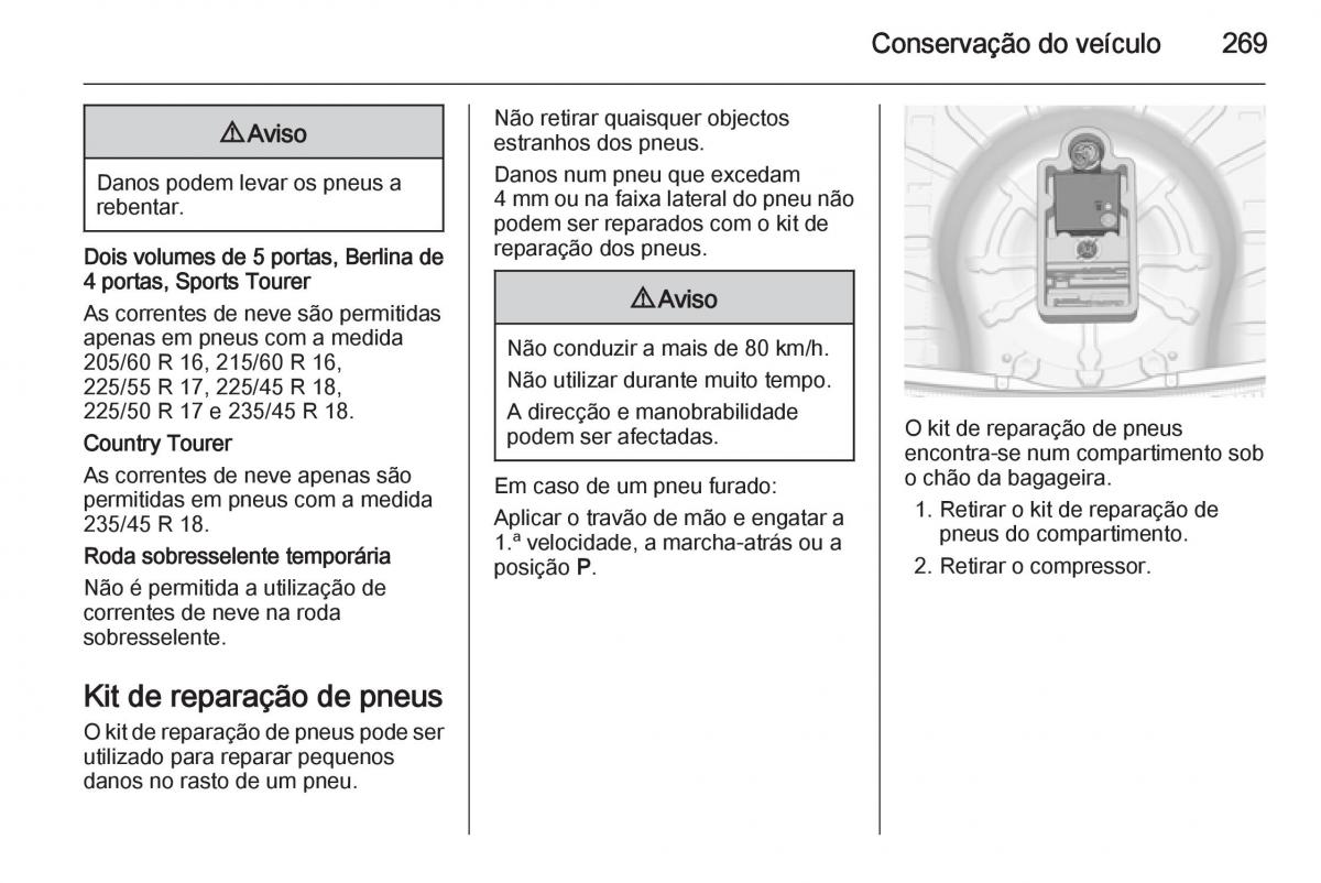 Opel Insignia manual del propietario / page 271