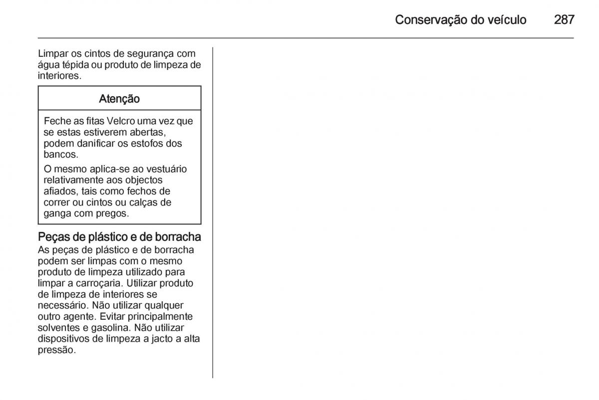 Opel Insignia manual del propietario / page 289