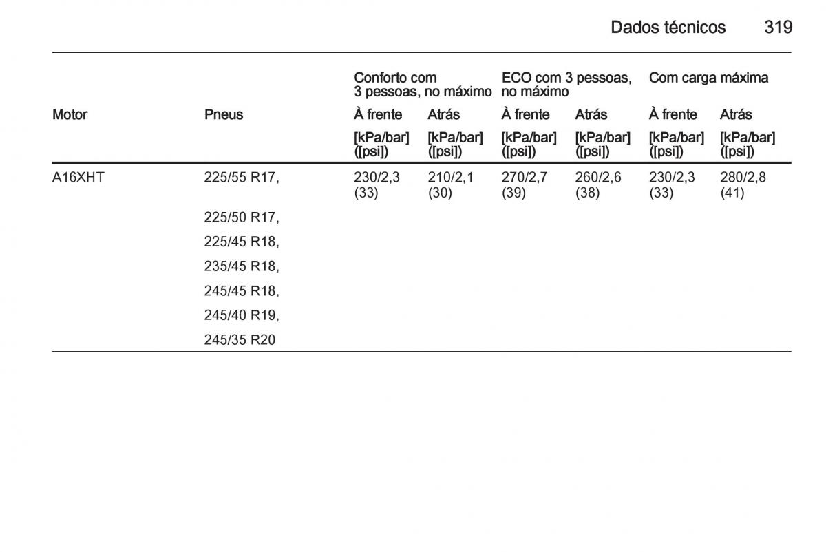 Opel Insignia manual del propietario / page 321