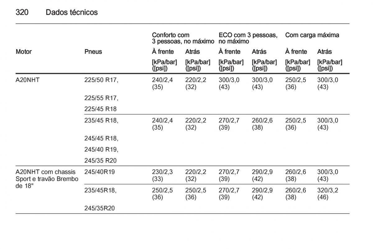 Opel Insignia manual del propietario / page 322