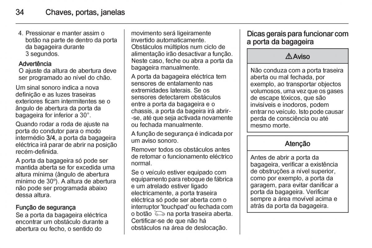 Opel Insignia manual del propietario / page 36