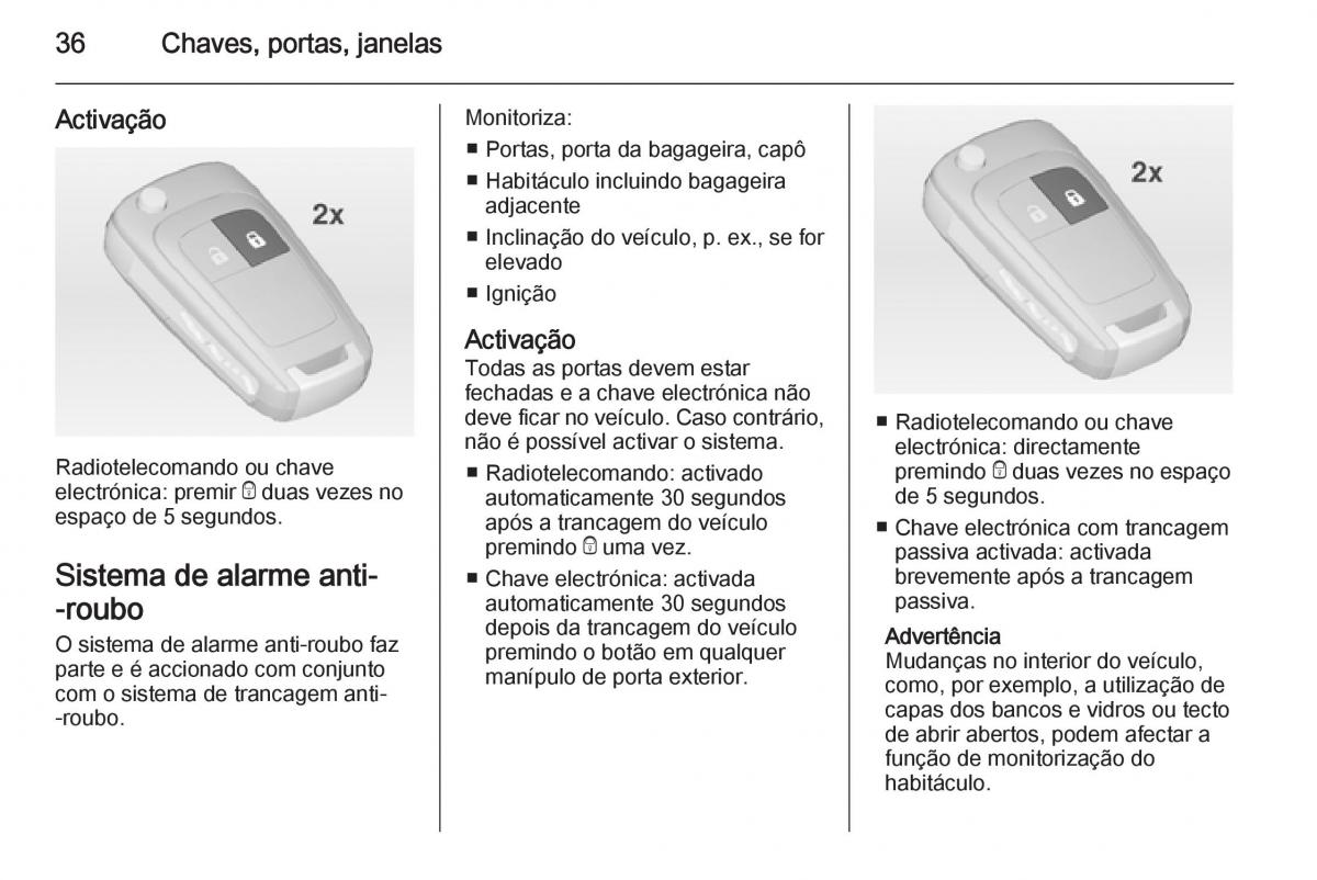 Opel Insignia manual del propietario / page 38