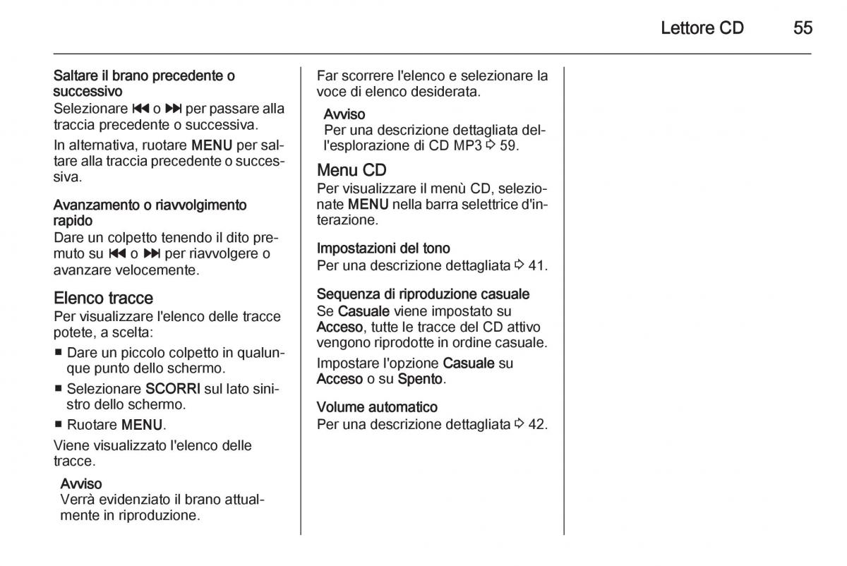 Opel Insignia manuale del proprietario / page 55