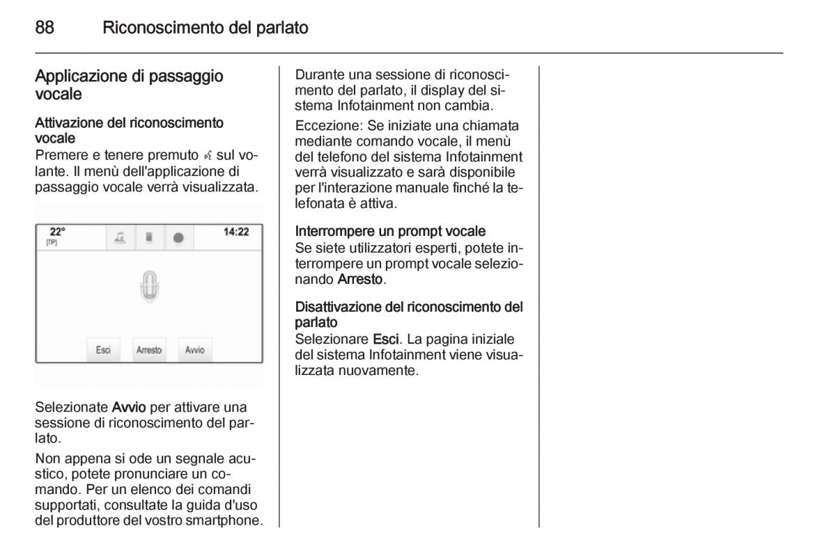 Opel Insignia manuale del proprietario / page 88