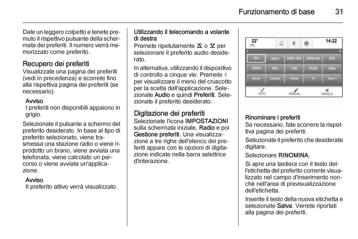 Opel Insignia manuale del proprietario / page 31