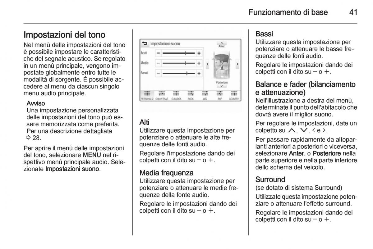 Opel Insignia manuale del proprietario / page 41