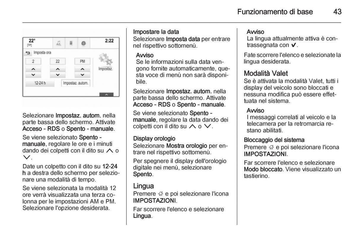 Opel Insignia manuale del proprietario / page 43