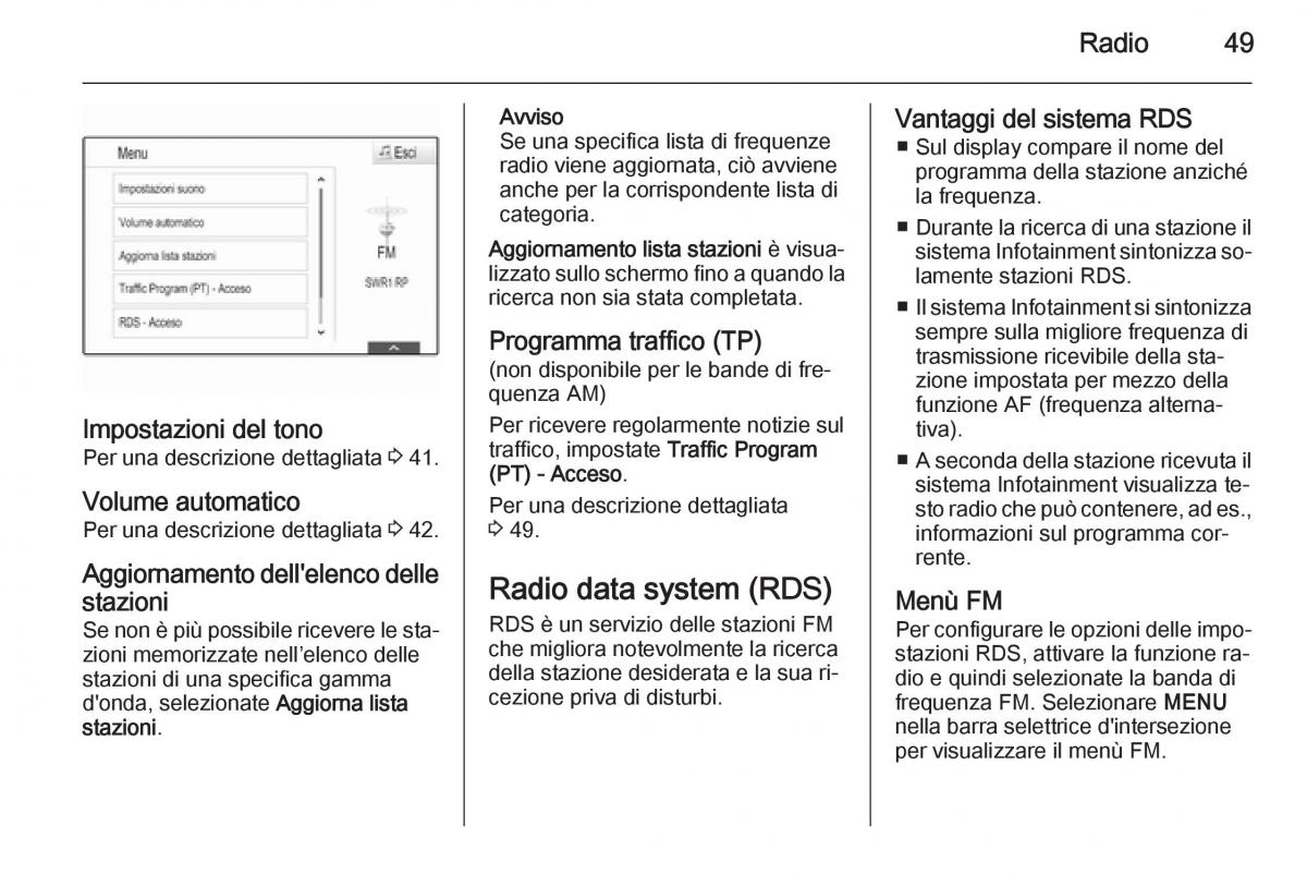 Opel Insignia manuale del proprietario / page 49