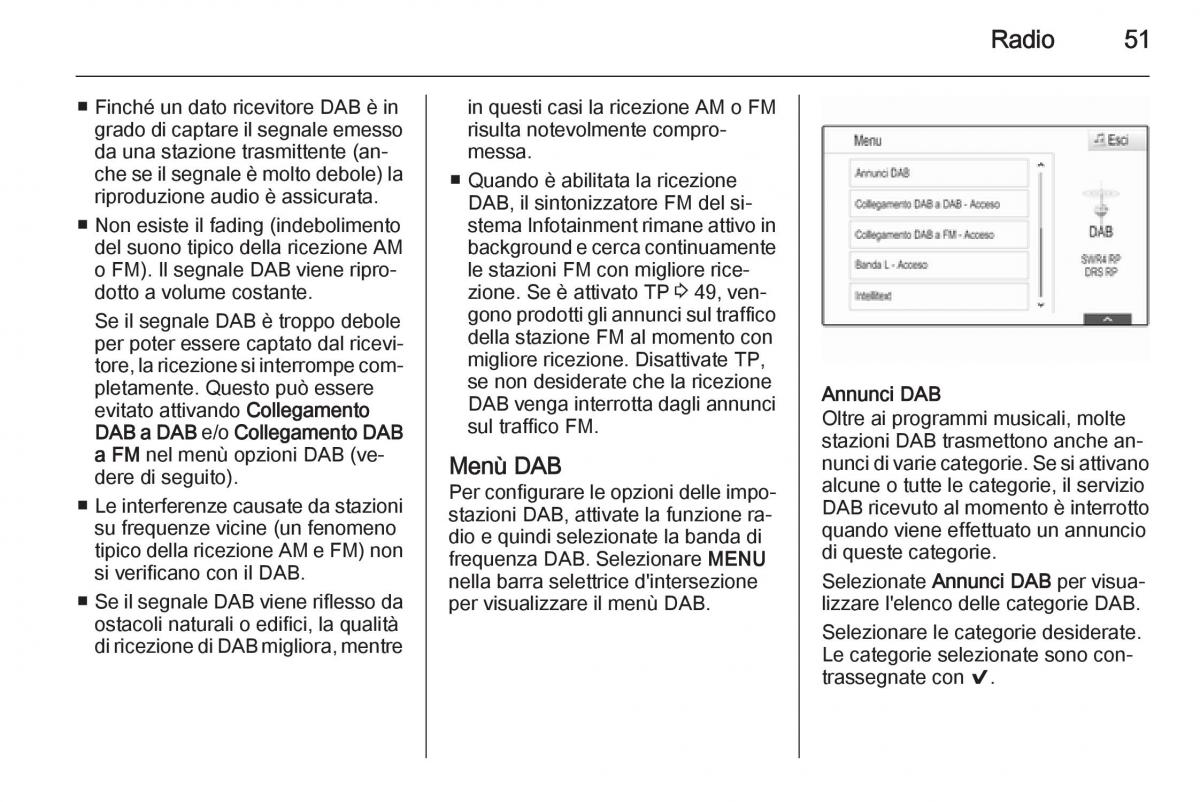 Opel Insignia manuale del proprietario / page 51