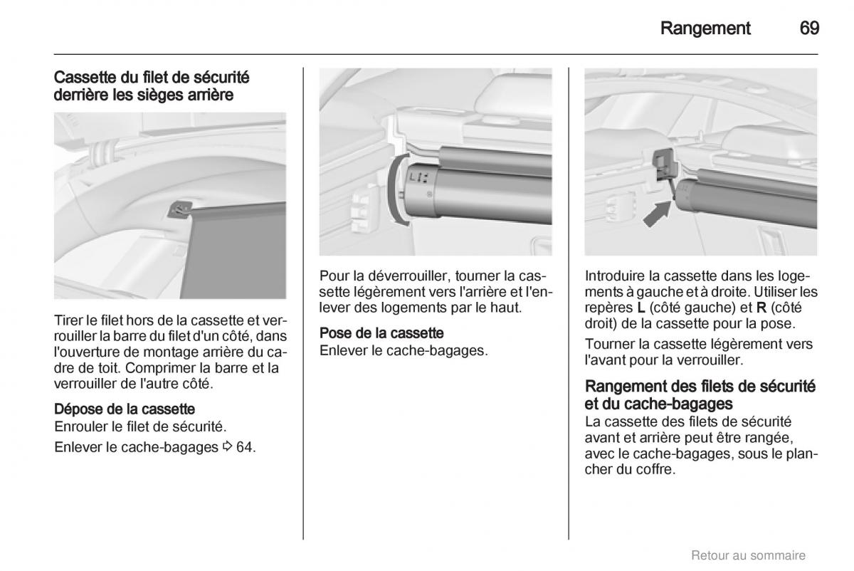 Opel Insignia manuel du proprietaire / page 69