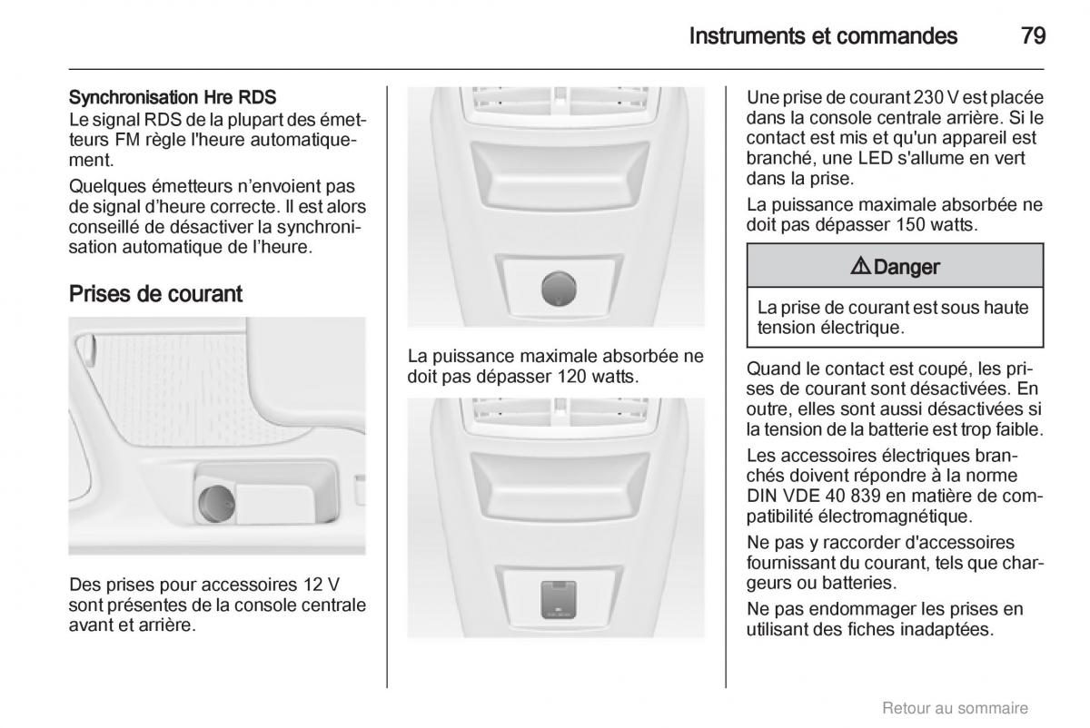 Opel Insignia manuel du proprietaire / page 79