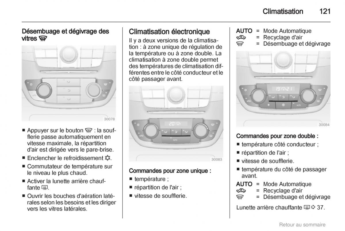 Opel Insignia manuel du proprietaire / page 121