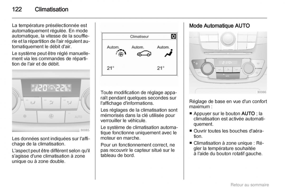 Opel Insignia manuel du proprietaire / page 122